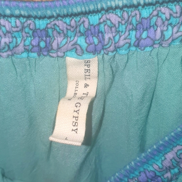 🌊 Spell Buttercup Mini Skirt Ocean 🌊 - Picture 3 of 7